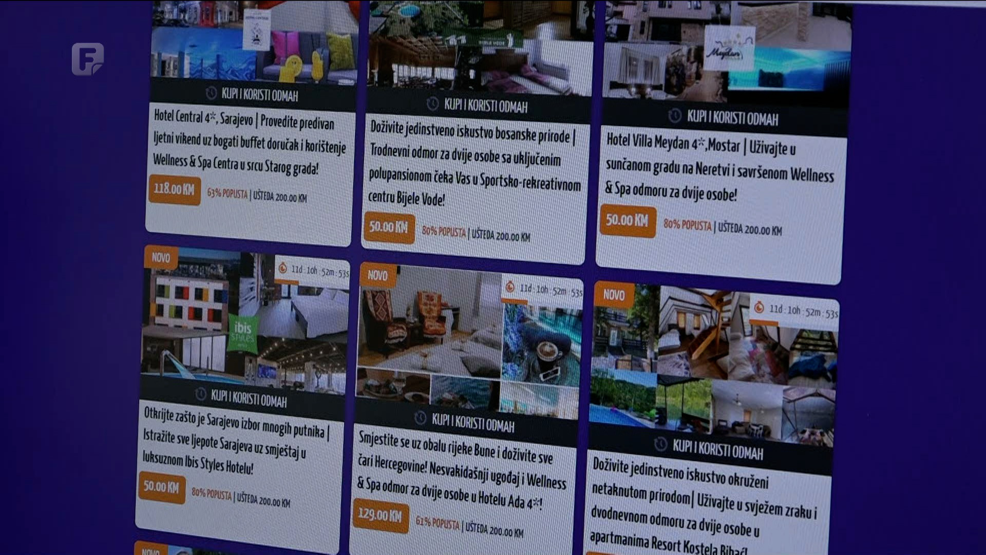 Vaučeri za turističke aranžmane dostupni - s manjim poteškoćama